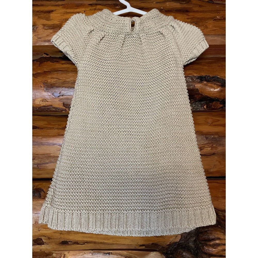 Cherokee Sparkly Holiday Dress With Flower Detail Size 18 Months - Picture 6 of 7